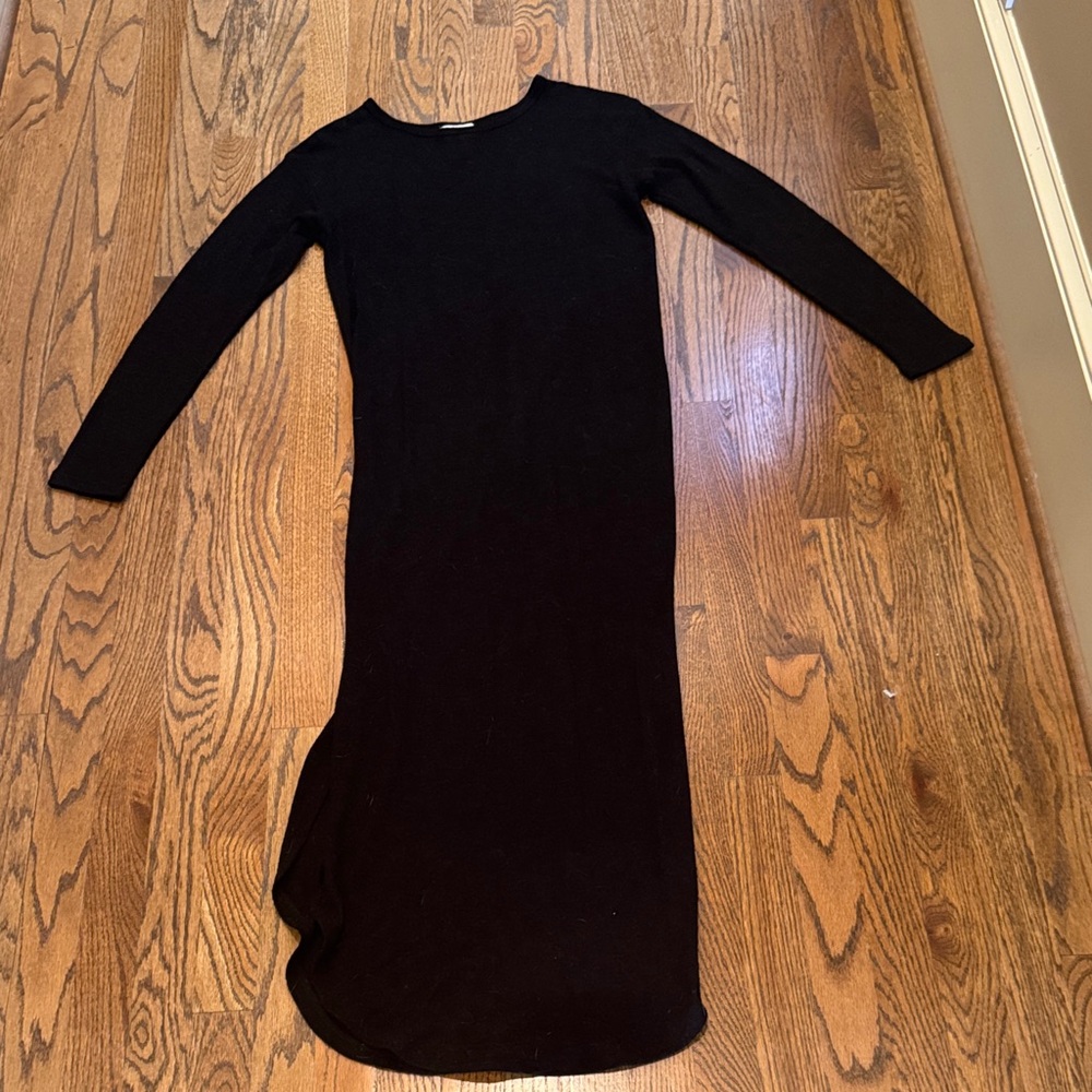Z Supply Classic Black Long Sleeve Dress